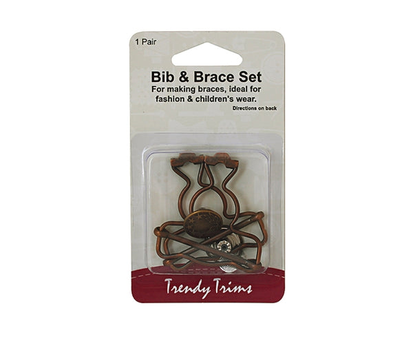Bib & Brace Sets - Bronze - Trendy Trims