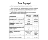 Bon Voyage - Patterns ByAnnie