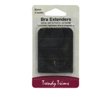 Bra Back Extenders 50mm 3 hooks - Black - Trendy Trims