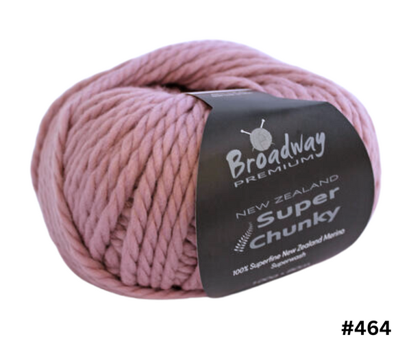 Broadway Yarns: NZ Super Chunky 100% NZ Merino - Various Colours
