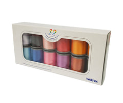 Brother Embroidery Thread-12 Colour Set - ETS12