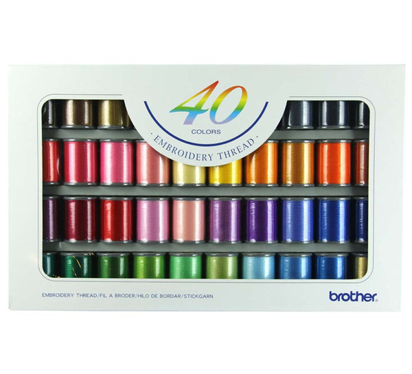 Brother Embroidery Thread 40x Colour