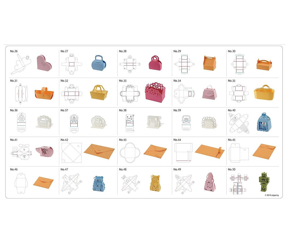 Brother Scan N Cut 3D Paper Craft Pattern Collection - USB4