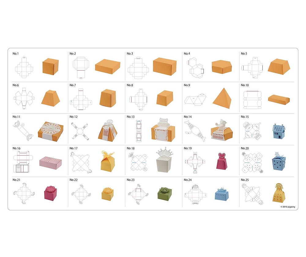 Brother Scan N Cut 3D Paper Craft Pattern Collection - USB4