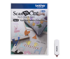 Brother Scan N Cut Applique Pattern Collection - USB2