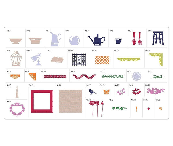 Brother Scan N Cut Home-Deco Pattern Collection - USB3