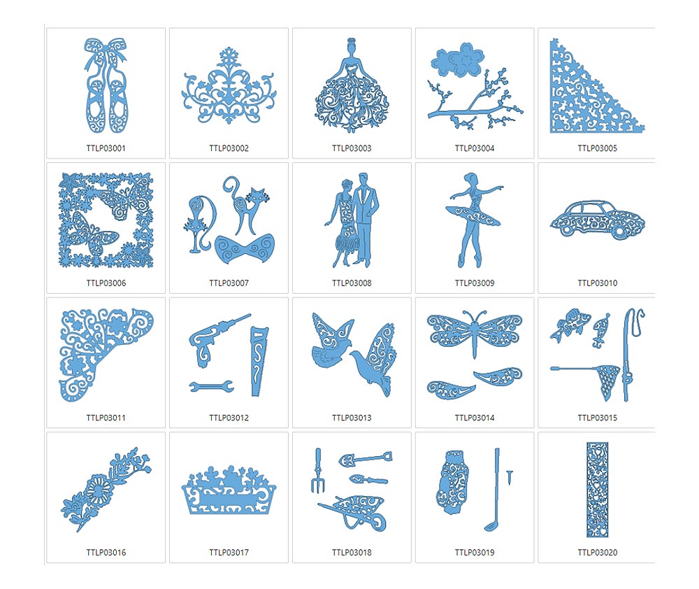 Brother Scan N Cut Tattered Lace Pattern Collection NO.3