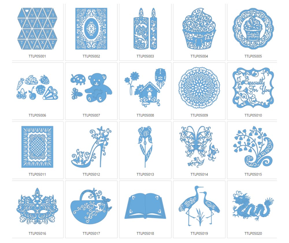 Brother ScanNCut Tattered Lace Pattern Collection NO.5