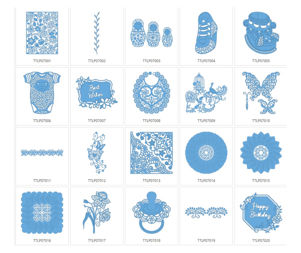 Brother Scan N Cut Tattered Lace Pattern Collection NO.7