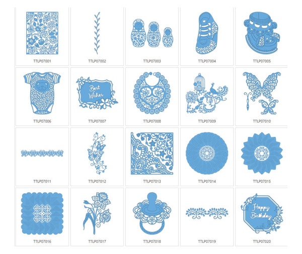 Brother Scan N Cut Tattered Lace Pattern Collection NO.7