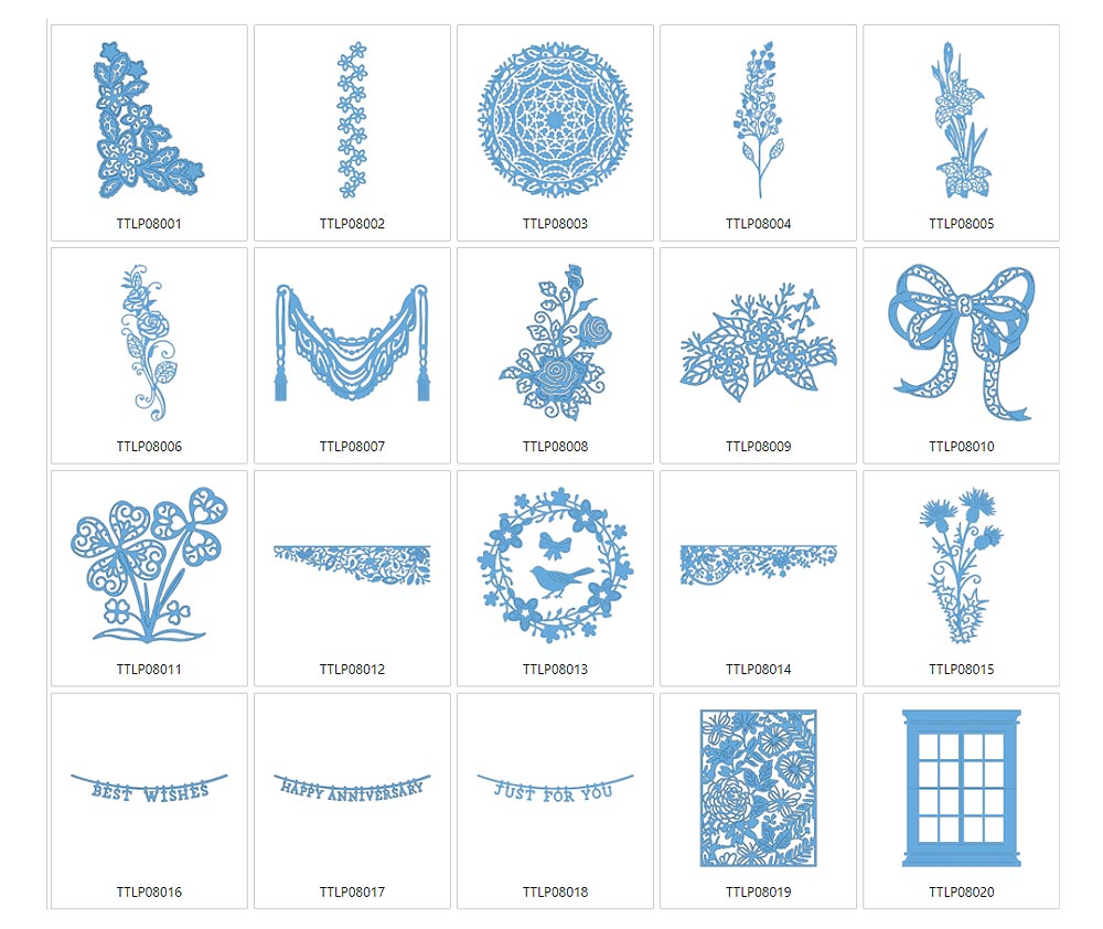 Brother Scan N Cut Tattered Lace Pattern Collection NO.8