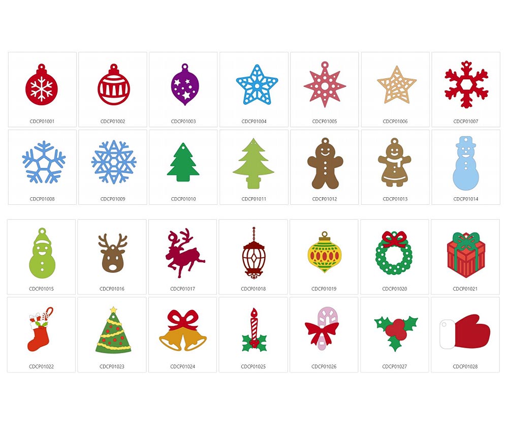 Brother ScanNCut Christmas Decoration Collection 1