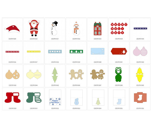 Brother ScanNCut Christmas Decoration Collection 1