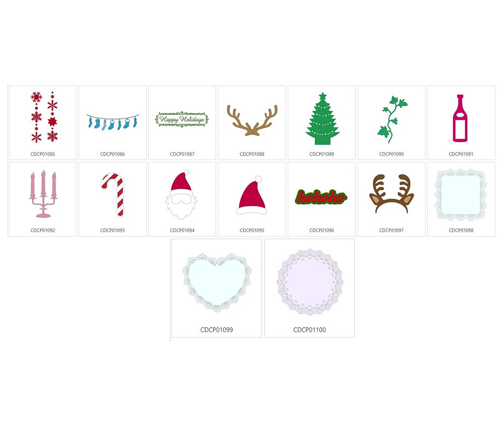 Brother ScanNCut Christmas Decoration Collection 1