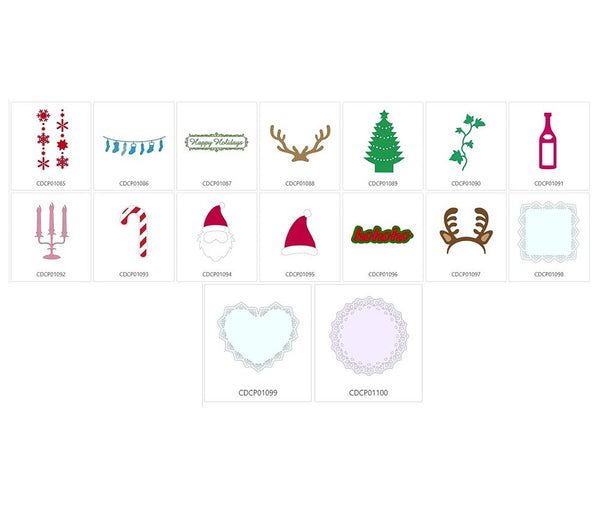 Brother ScanNCut Christmas Decoration Collection 1