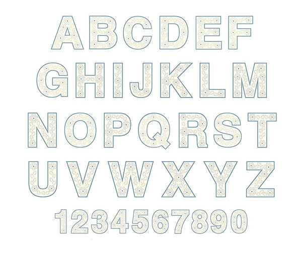 Brother ScanNCut PigPong Lettering Collection - CAPPNP01