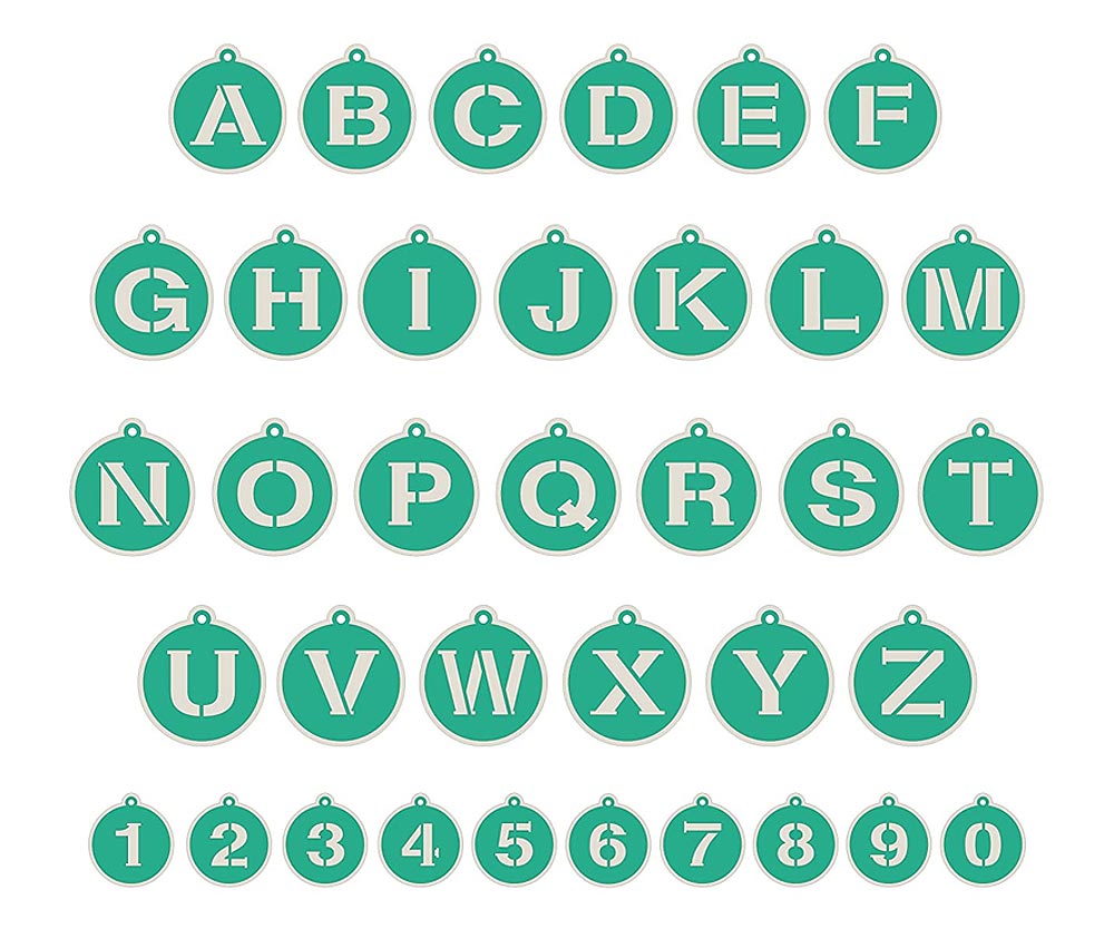 Brother ScanNCut PigPong Lettering Collection - CAPPNP01