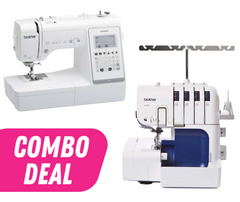 Brother Sewing Machine & Overlocker Combo Deal