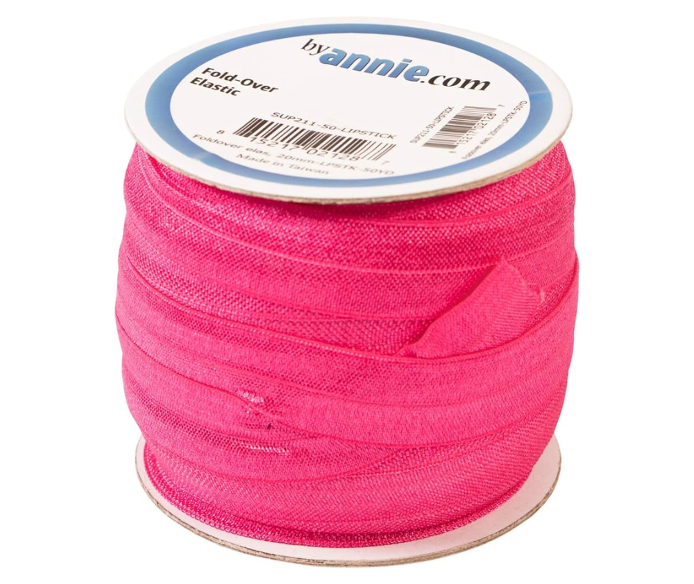 ByAnnie Fold Over Elastic 20mm - Various Colours - 10cm Increments