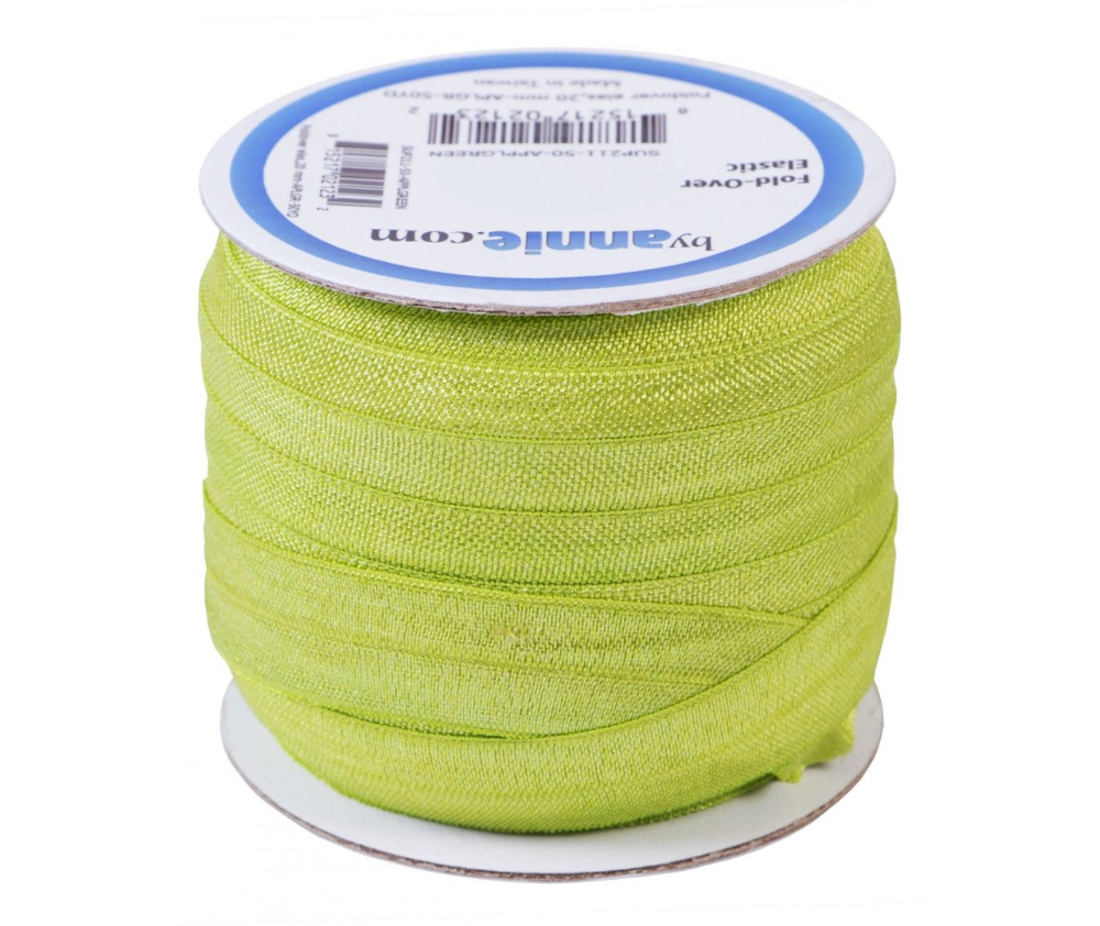 ByAnnie Fold Over Elastic 20mm - Various Colours - 10cm Increments