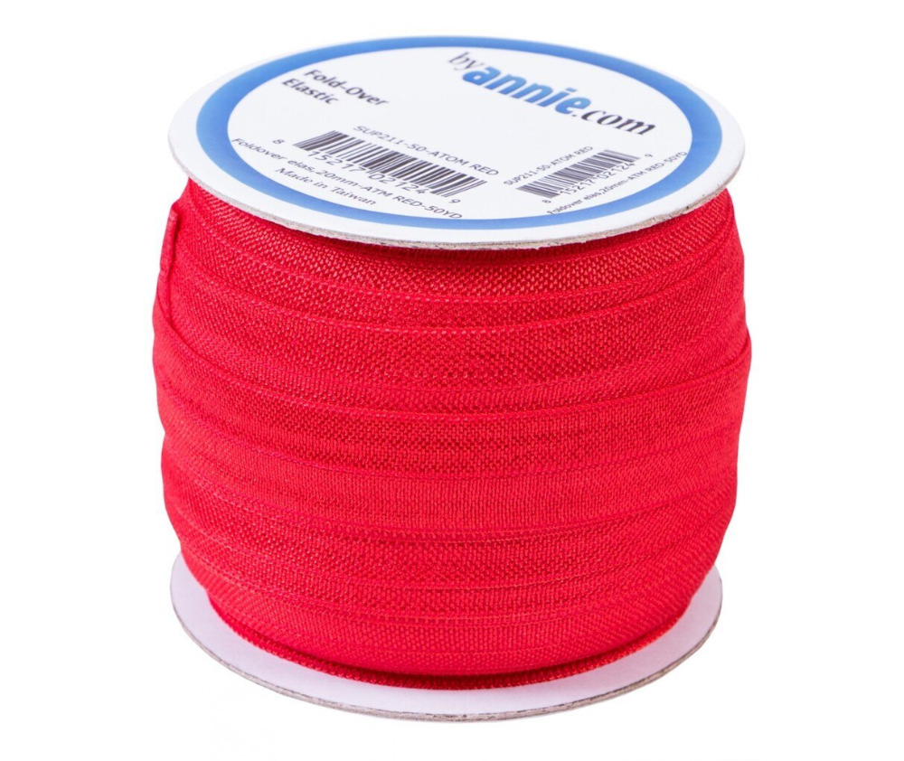 ByAnnie Fold Over Elastic 20mm - Various Colours - 10cm Increments