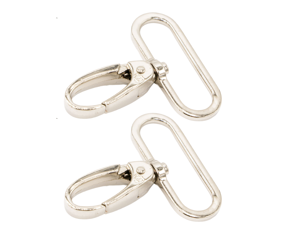 By Annie 1 1/2" Swivel Hook - Nickel - Set of Two