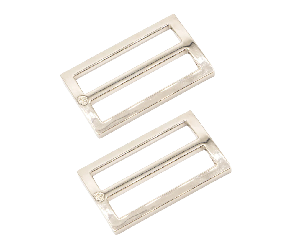 By Annie 1 1/2" Widemouth Slider - Nickel - Set of Two