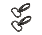 By Annie 1" Swivel Hook - Black - Set of Two