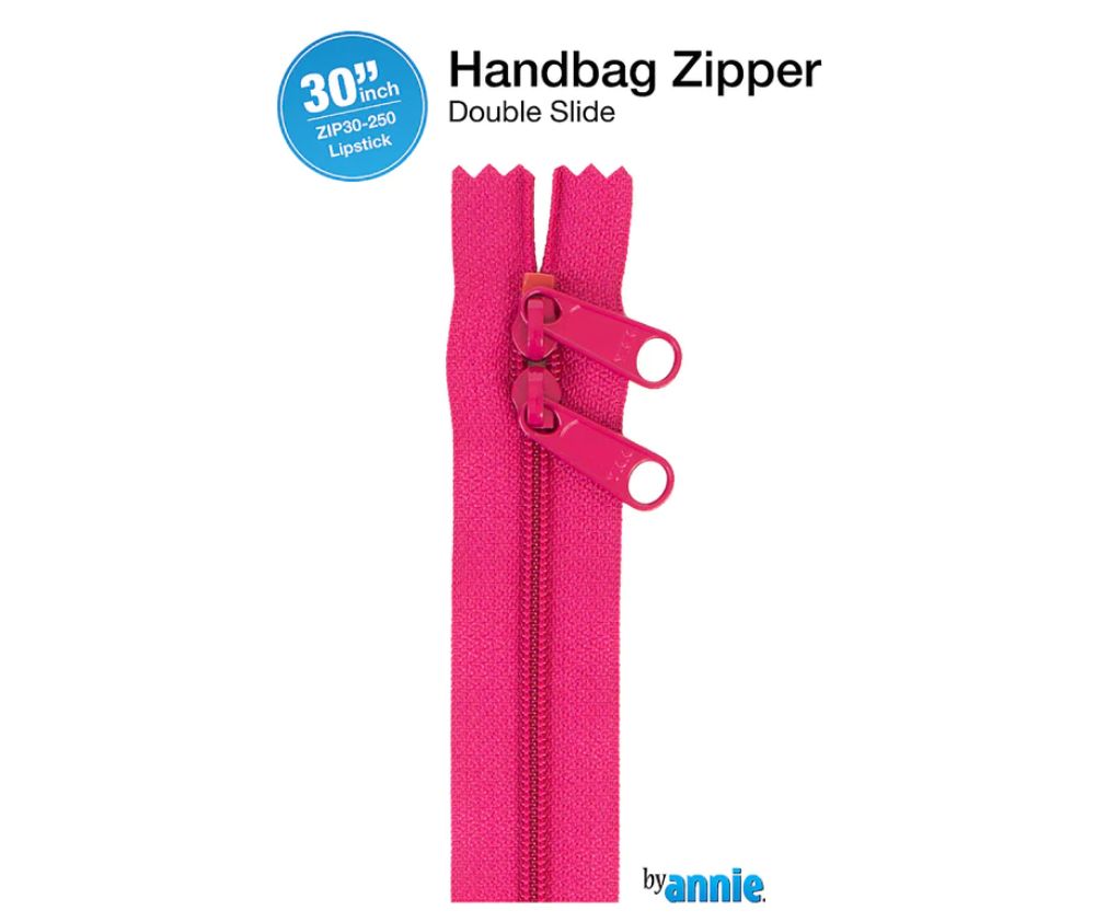 By Annie Double Slide Handbag Zip 30" - Various Colours