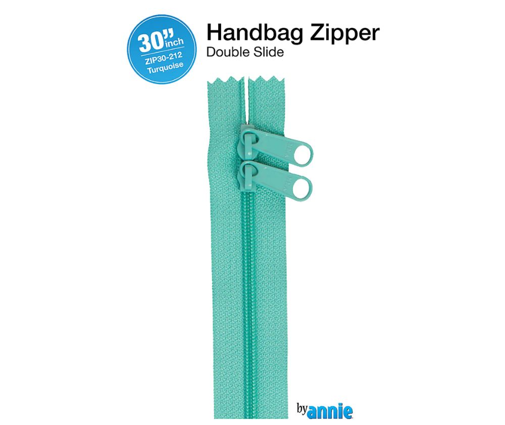By Annie Double Slide Handbag Zip 30" - Various Colours