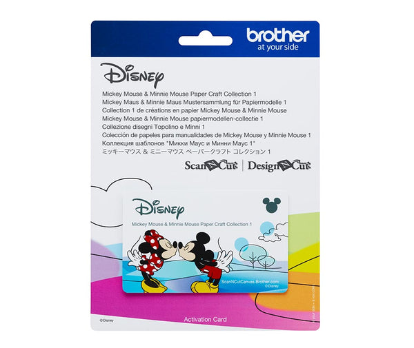 Brother ScanNCut Mickey & Minne Paper Craft Collection 1