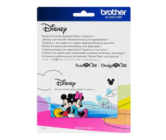 Brother ScanNCut Mickey & Friends, Applique collection