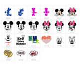 Brother ScanNCut Disney Mickey & Minnie Design Collection