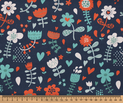 Chickadee 100% Cotton Fabric - 10cm Increments