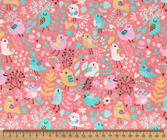 Chickadee 100% Cotton Fabric - 10cm Increments