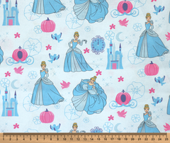 Cinderella 100% Cotton Fabric - 10cm Increments