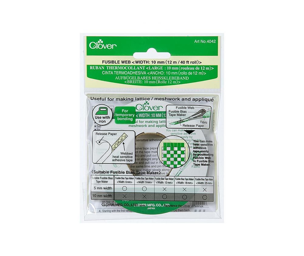 Clover Fusible Web 10mm x 12m