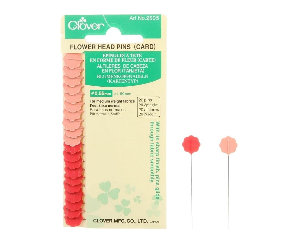 Clover Flower Head Pins – 0.55 x 50mm x 20 (TT)