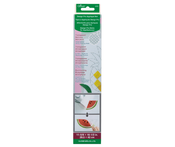 Clover Design Pro Applique Mat + Teflon Pressing Sheet Sew It