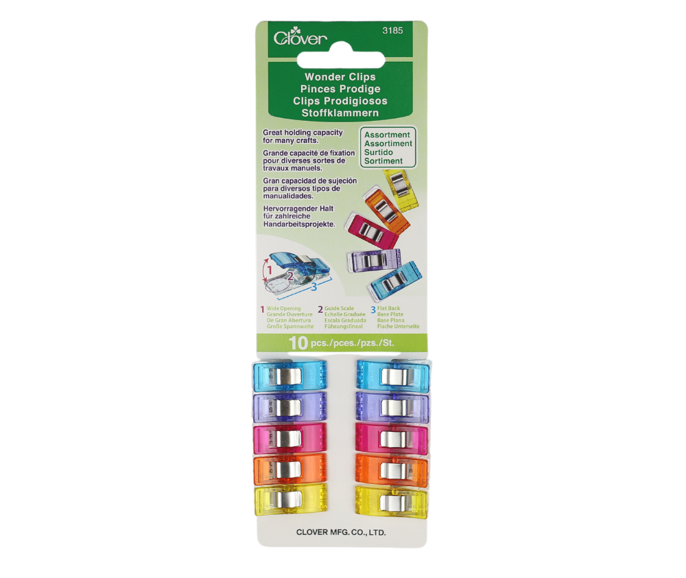 Clover Wonder Clip (10 PCS) - Mulit Colour