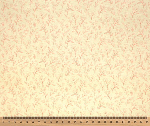 Cottage Garden 100% Cotton Fabric - 10cm Increments