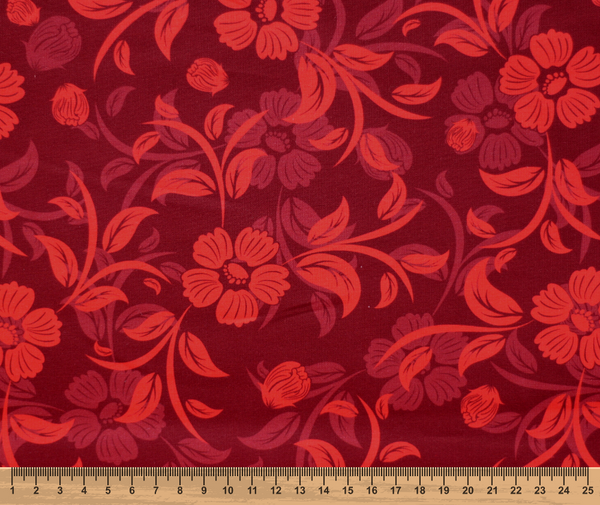 Cottage Garden 100% Cotton Fabric - 10cm Increments
