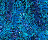 Crazy Paua 100% Cotton Fabric - 10cm Increments