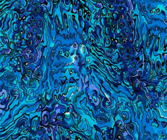 Crazy Paua 100% Cotton Fabric - 10cm Increments