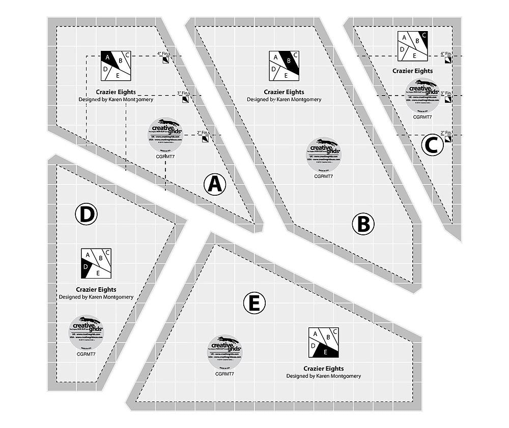 Creative Grids Crazier Eights Template