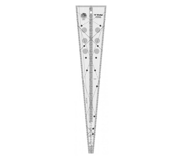 Wedge Edge Ruler Creative Grids 10 Degree Wedge Ruler – Sew It