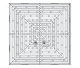 Creative Grids 14-1/2" Square It Up & Fussy Cut Quilt Ruler