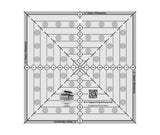 Creative Grids 8-1/2" Square It Up & Fussy Cut Quilt Ruler