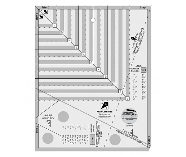 Creative Grids Kitty Cornered Ruler