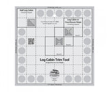 Creative Grids Log Cabin Trim Tool For 8" Finished Blocks Quilt Ruler